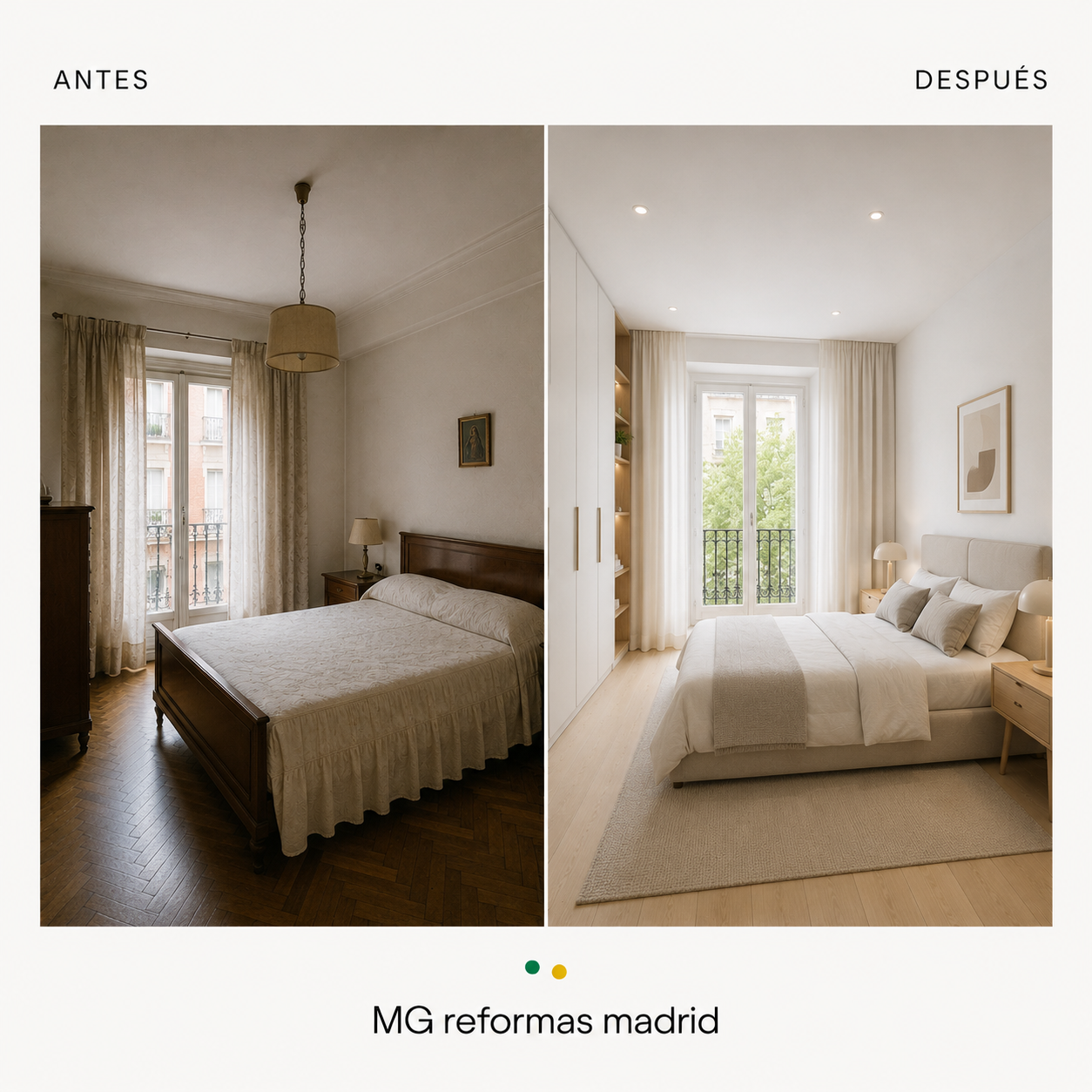 Cocina reformada en Madrid - HG Reformas